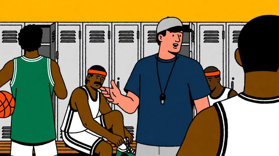 Locker room pre-game
