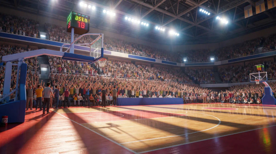 Vollbesetzte Arena