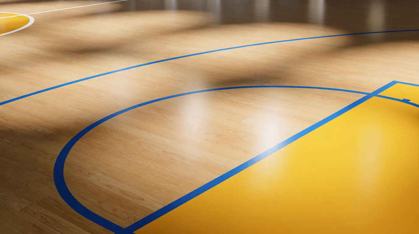 Close-up court detail