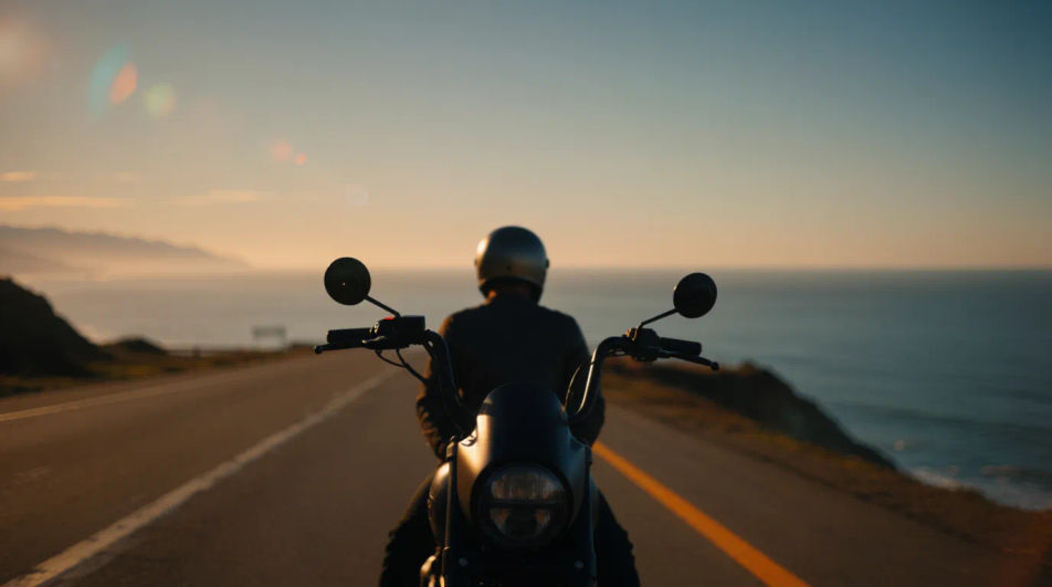 Coastal highway ride