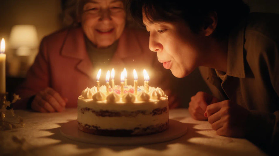 Cake and candles