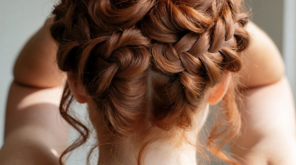 Updo from behind