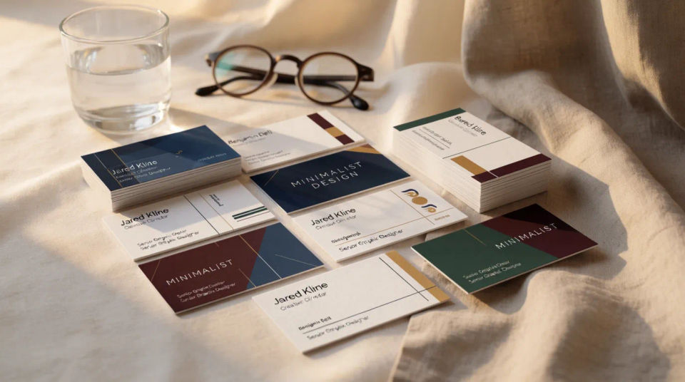 Fanned presentation spread