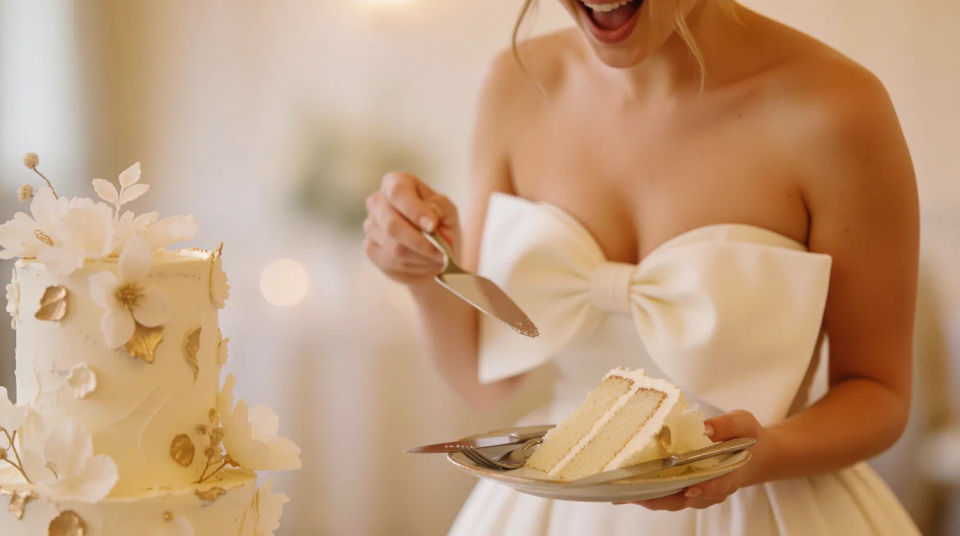 Cake cutting ceremony