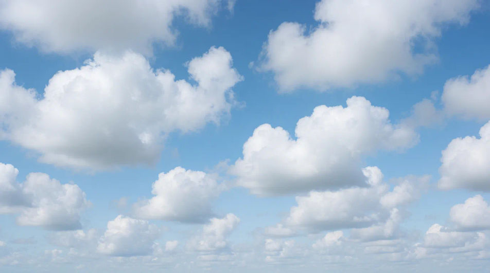 Clouds in blue sky