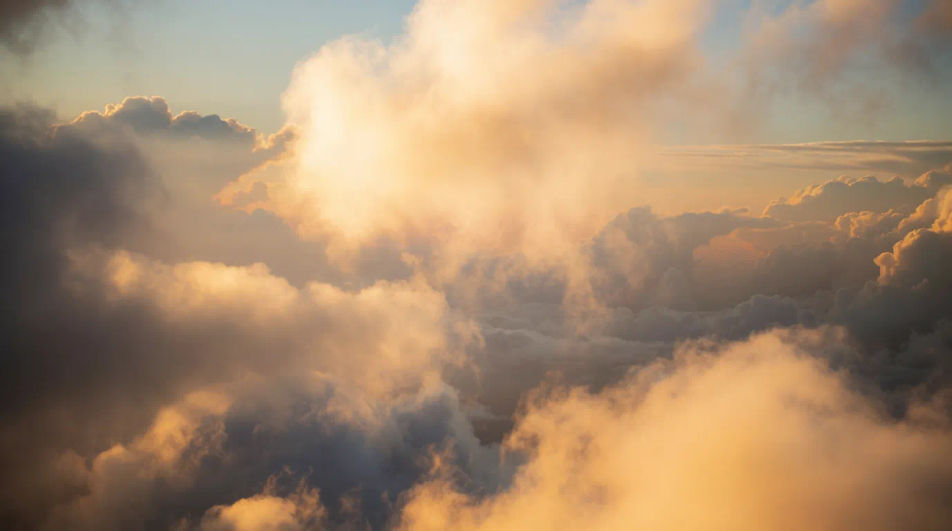 Cloud formation mountain