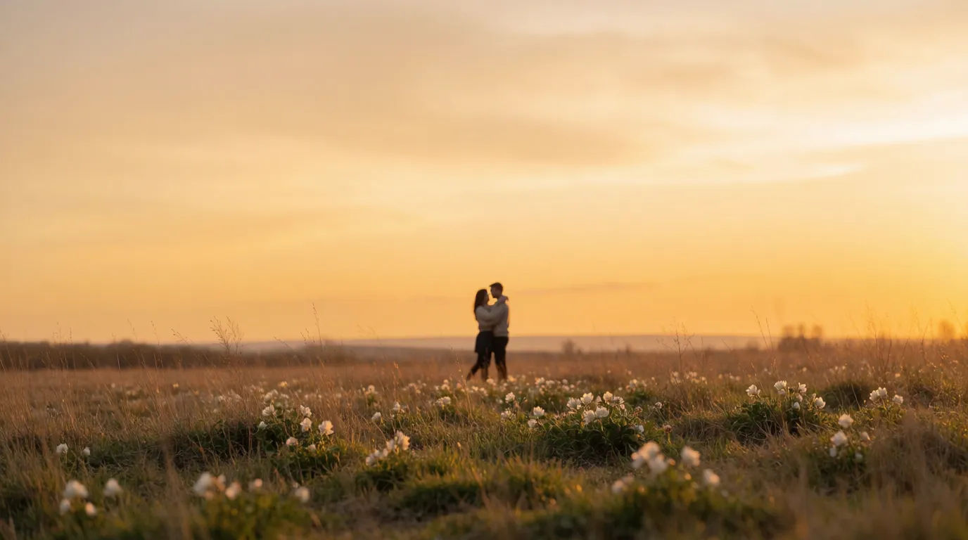 Golden hour embrace