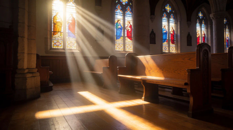 Church interior light