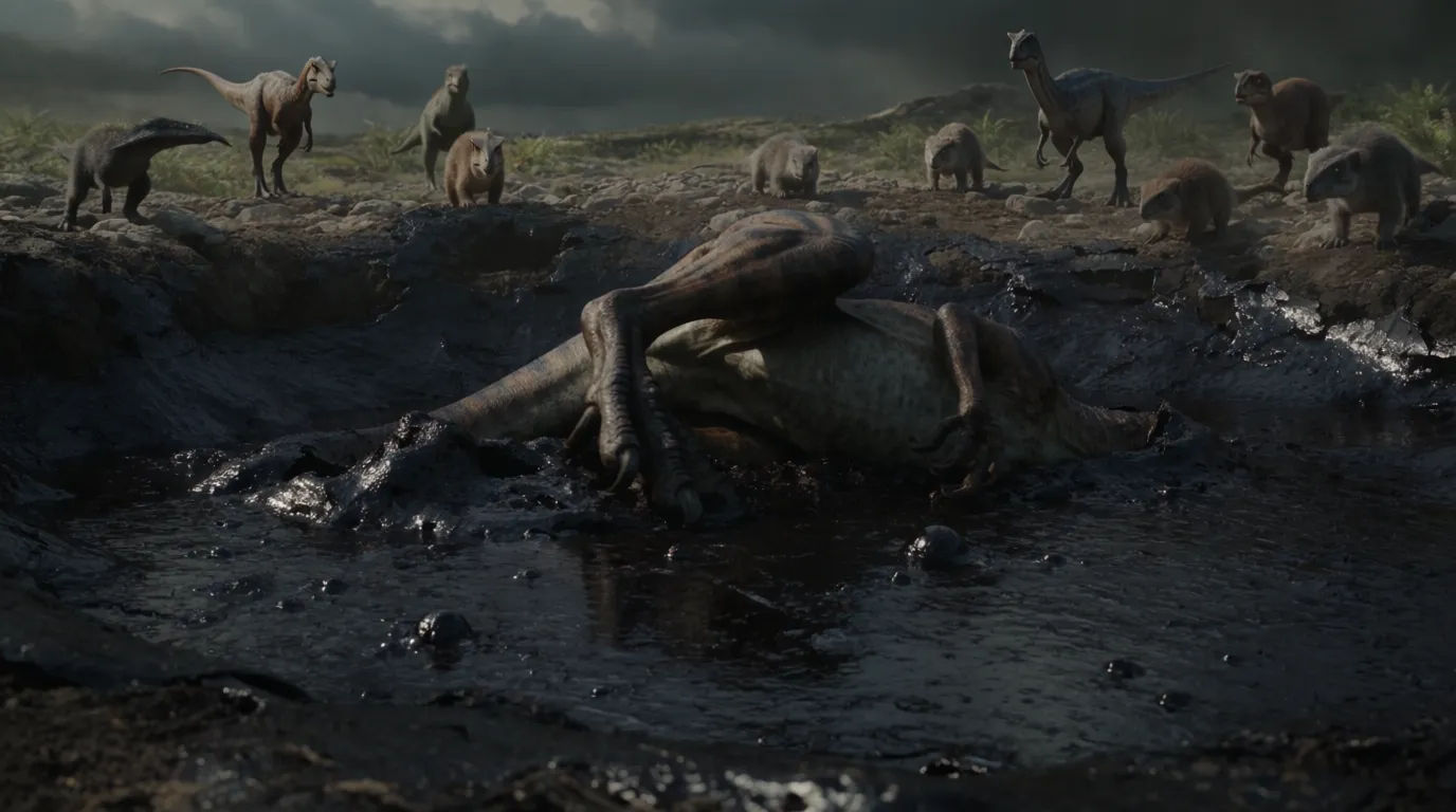 Tar pit struggle
