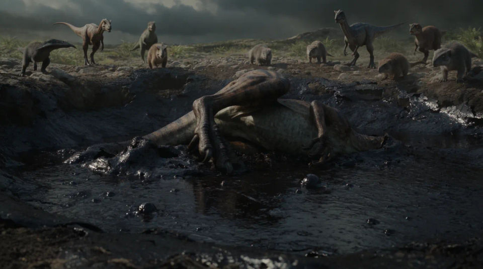 Tar pit struggle