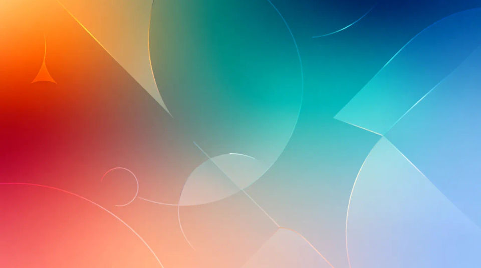 Gradient abstract backdrop