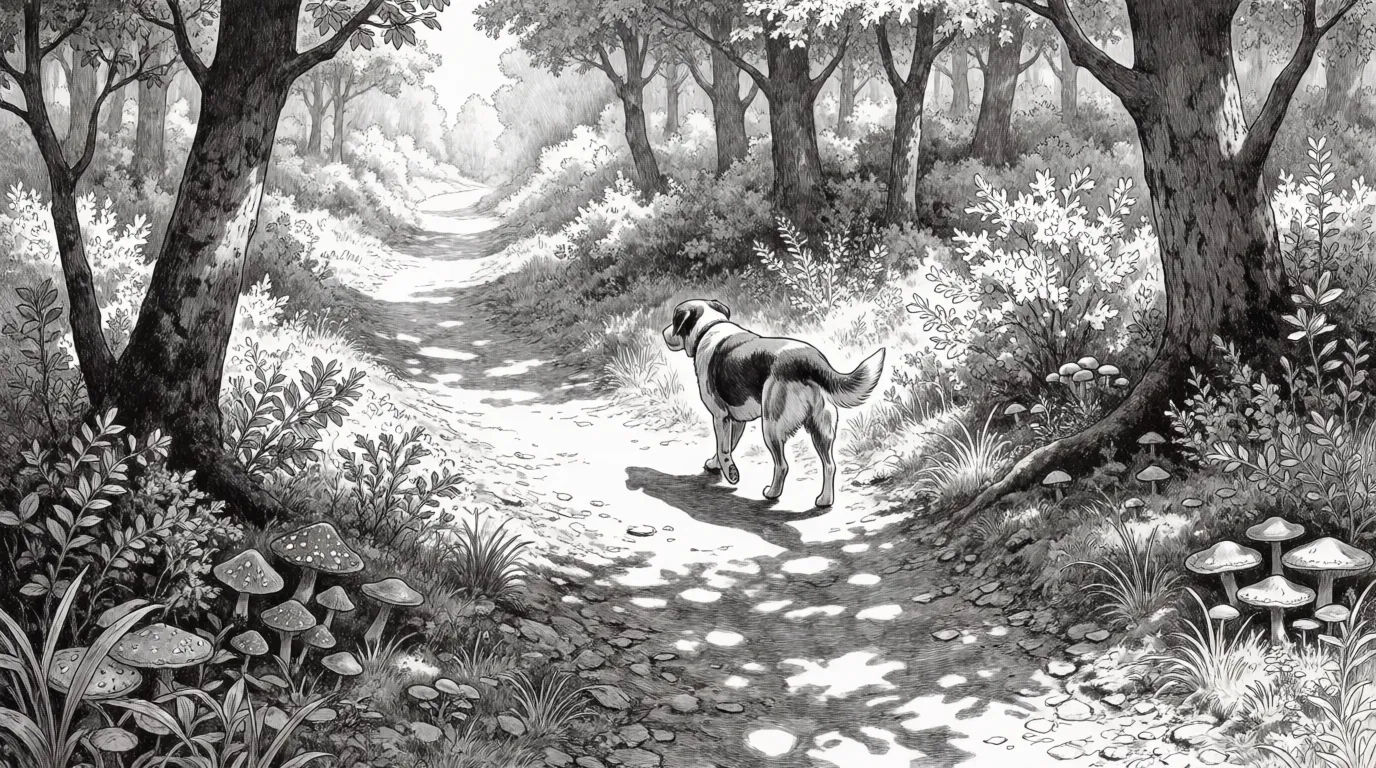 Forest adventure path