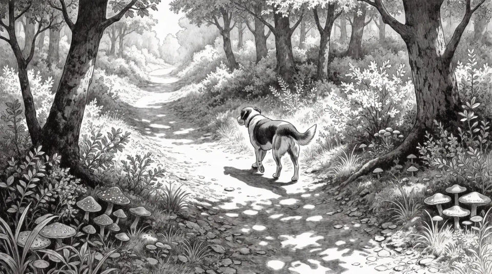 Forest adventure path