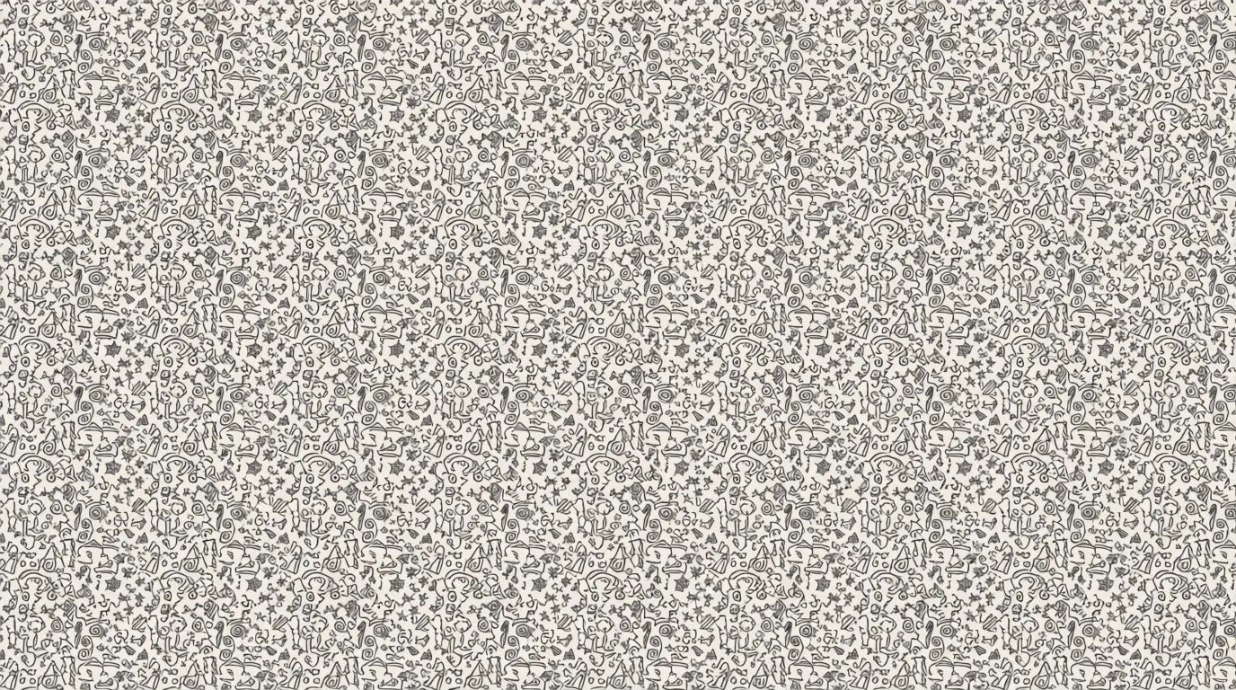 Doodle pattern wallpaper