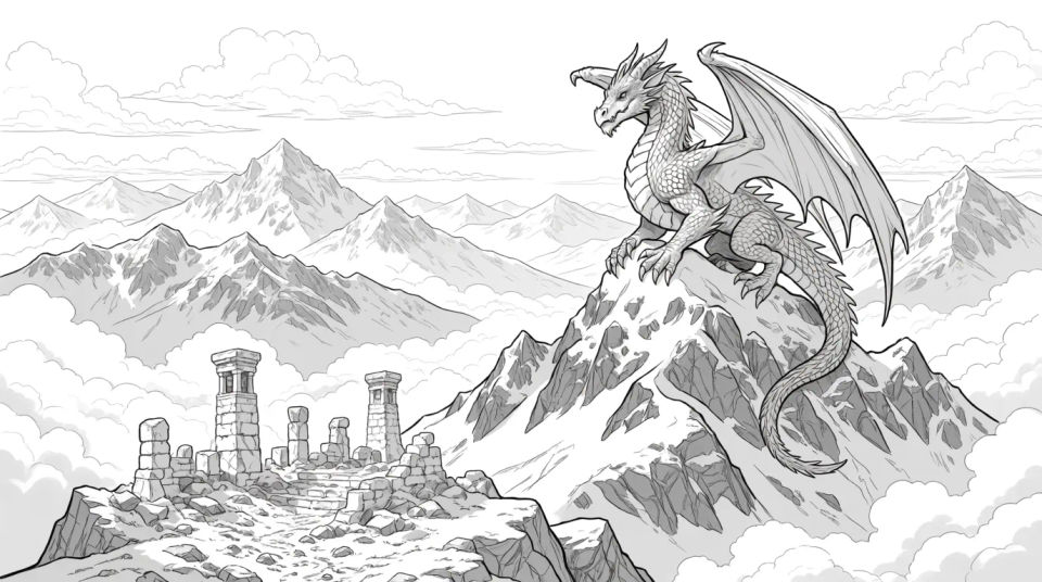 Mountain peak fortress