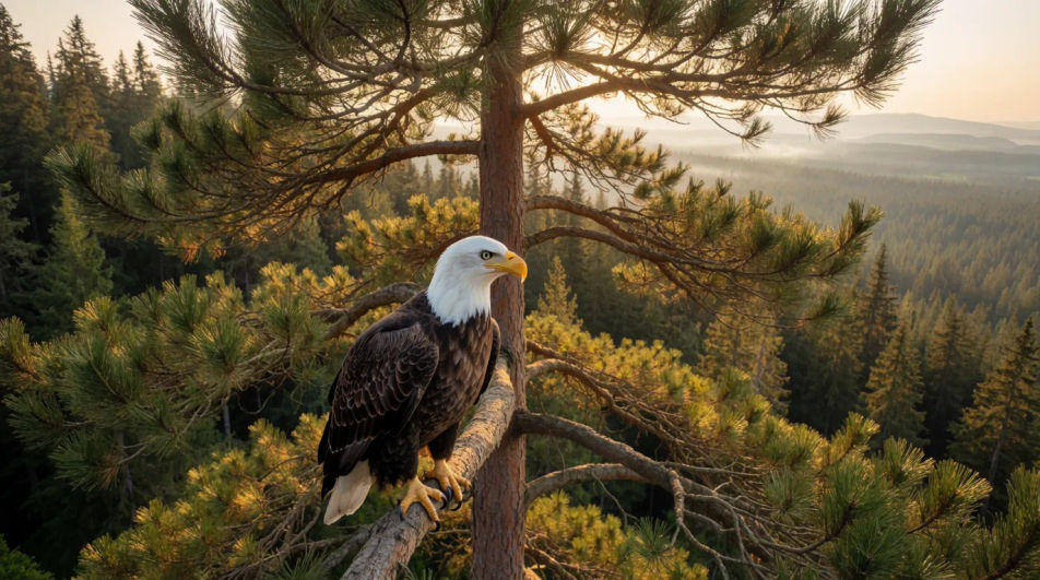 Pine forest perch