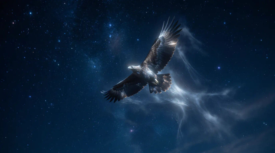 Starry night flight