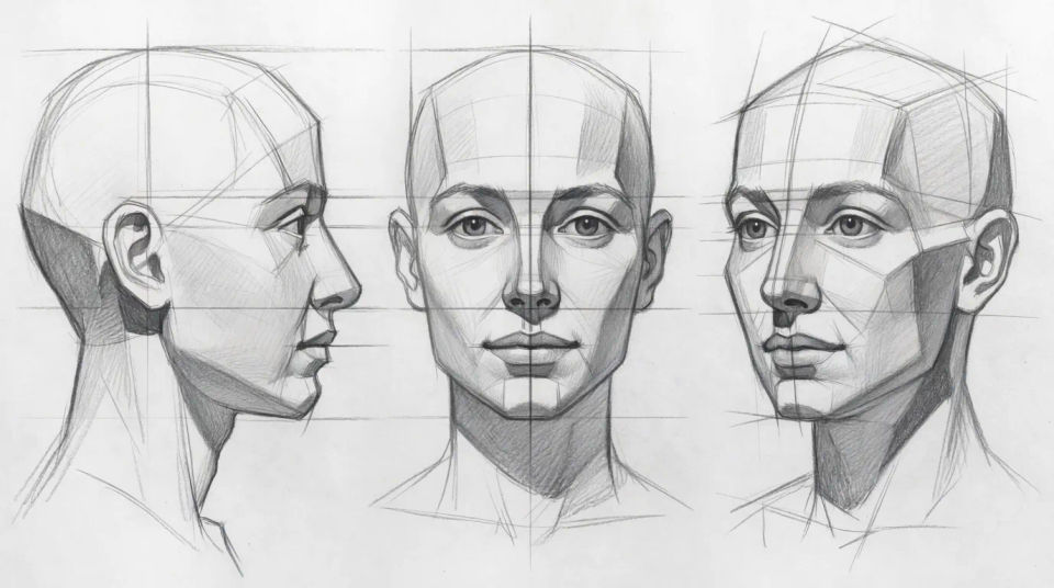 Multiple angle face sheet