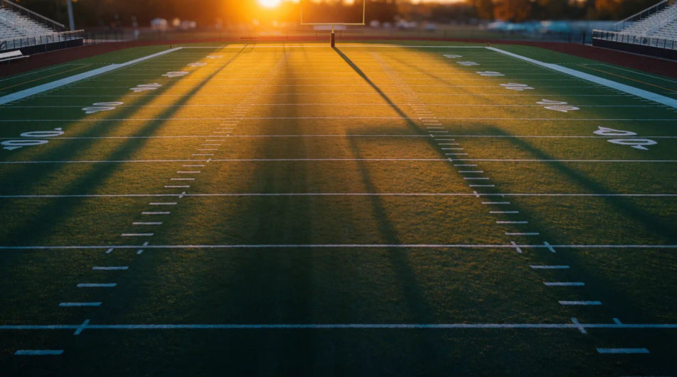 Field at golden hour
