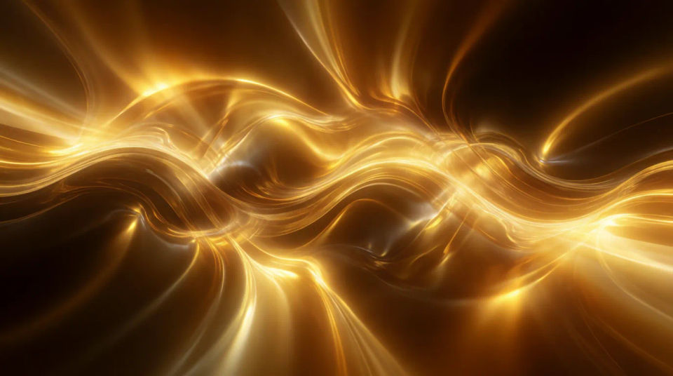 Goldene Lichtwellen