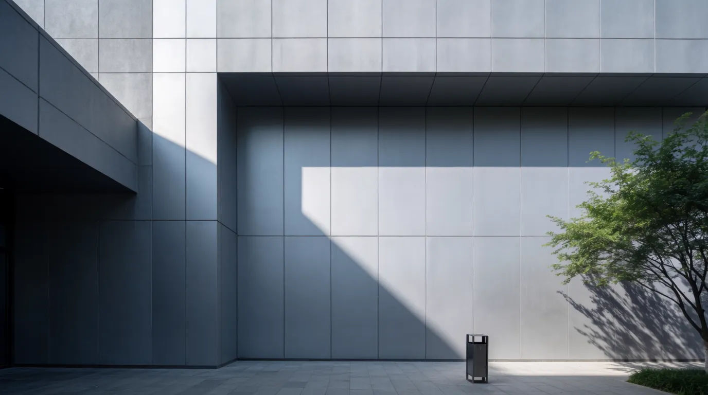Urban grey building