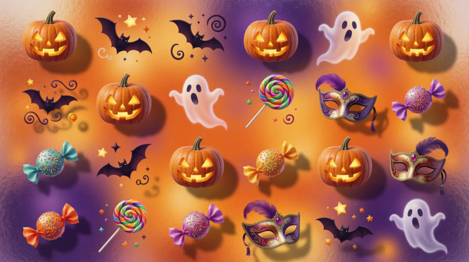 Halloween icon collection