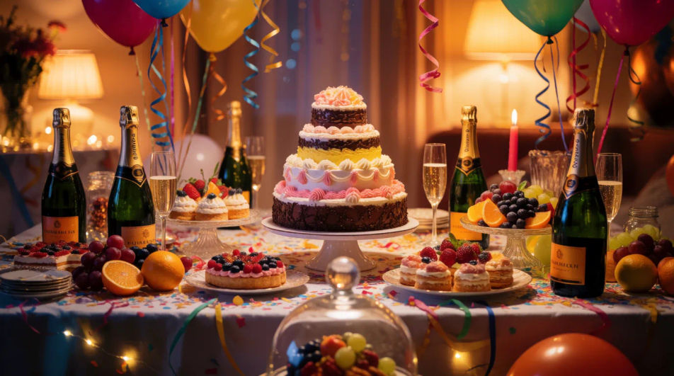 Dessert table spread