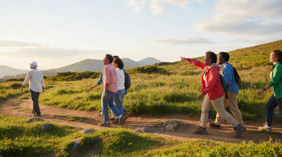 Outdoor group adventure