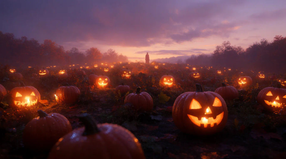 Pumpkin patch glow