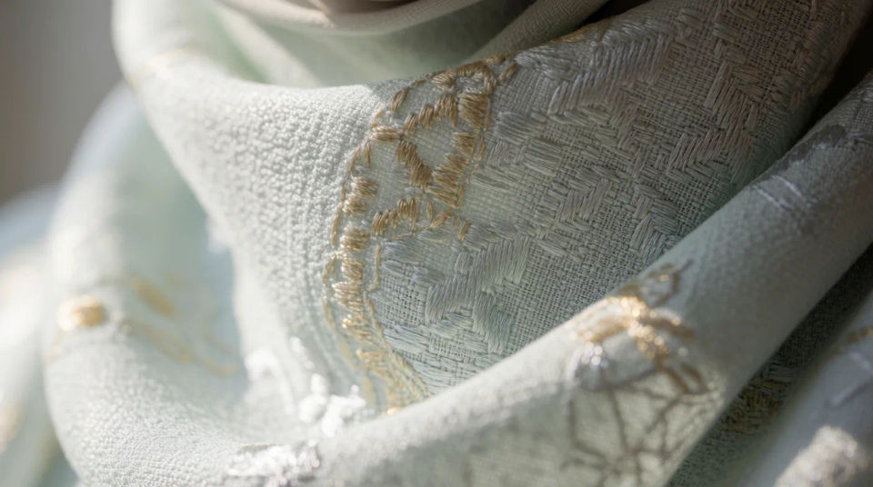 Fabric texture close-up