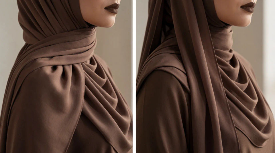 Draping technique detail