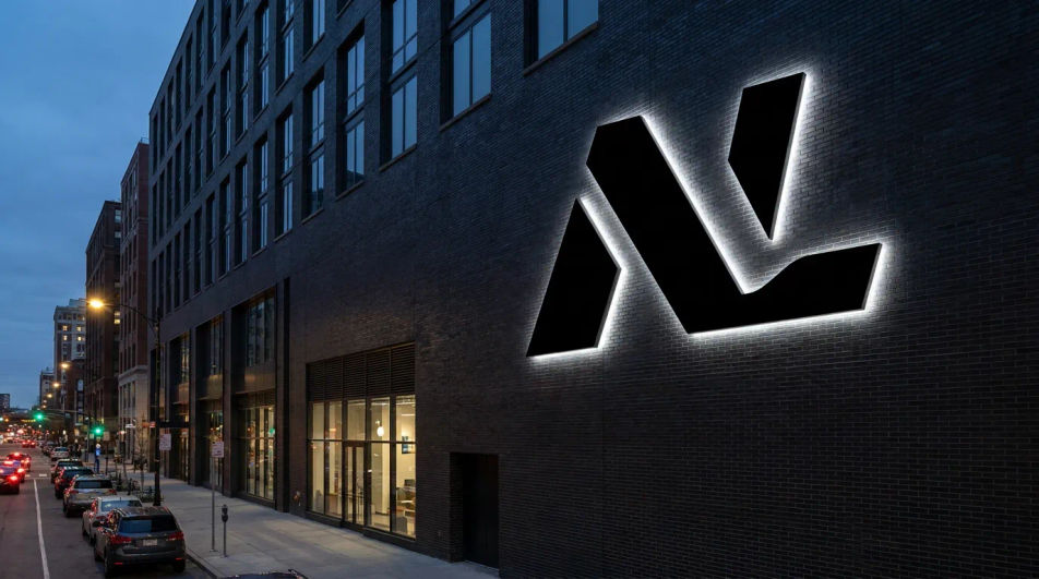 Logo on storefront