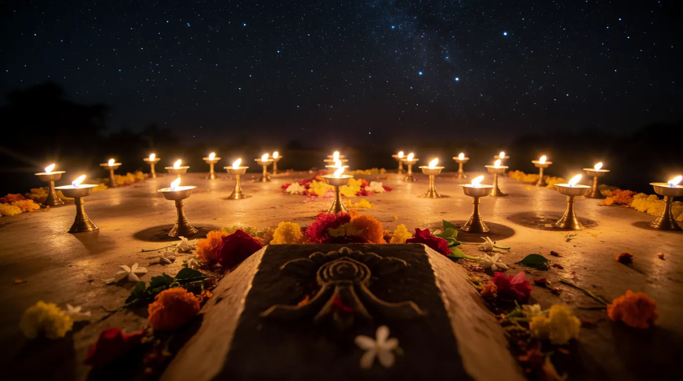 Outdoor night ritual