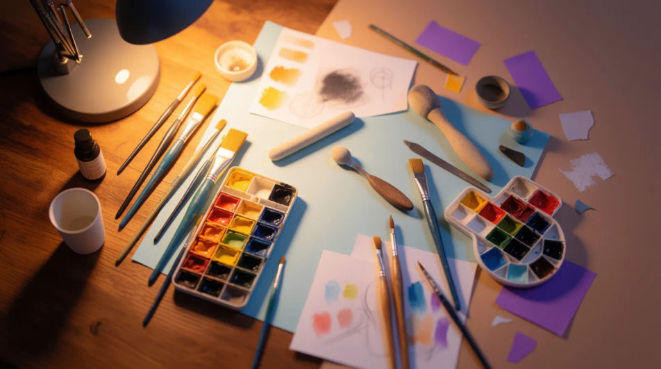 Makeup artist's workstation
