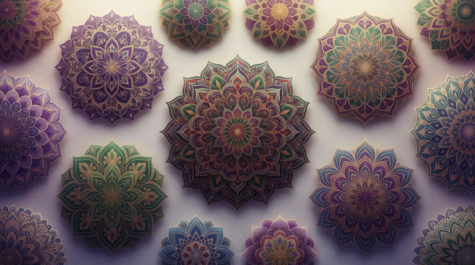 Multi-mandala composition