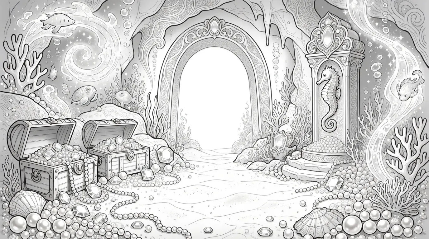 Ocean treasure cave