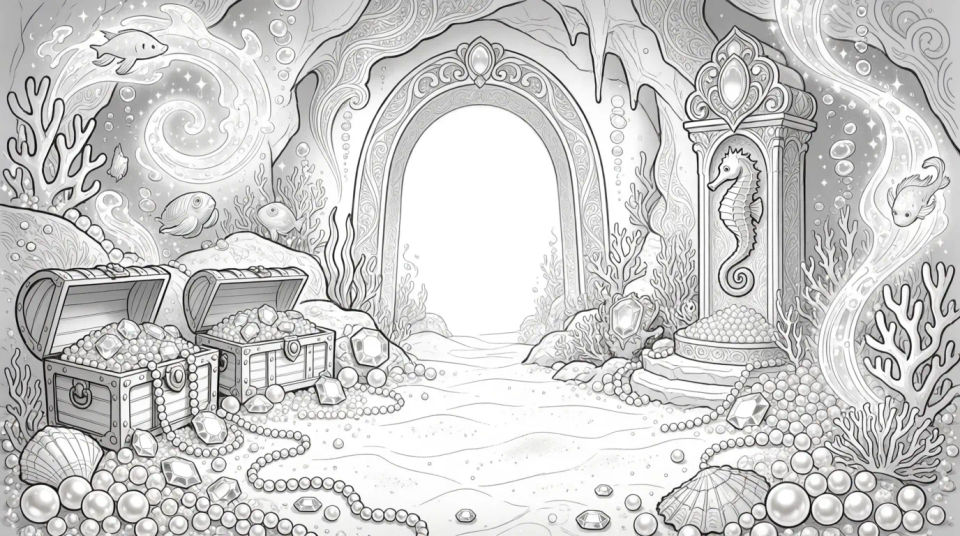 Ocean treasure cave