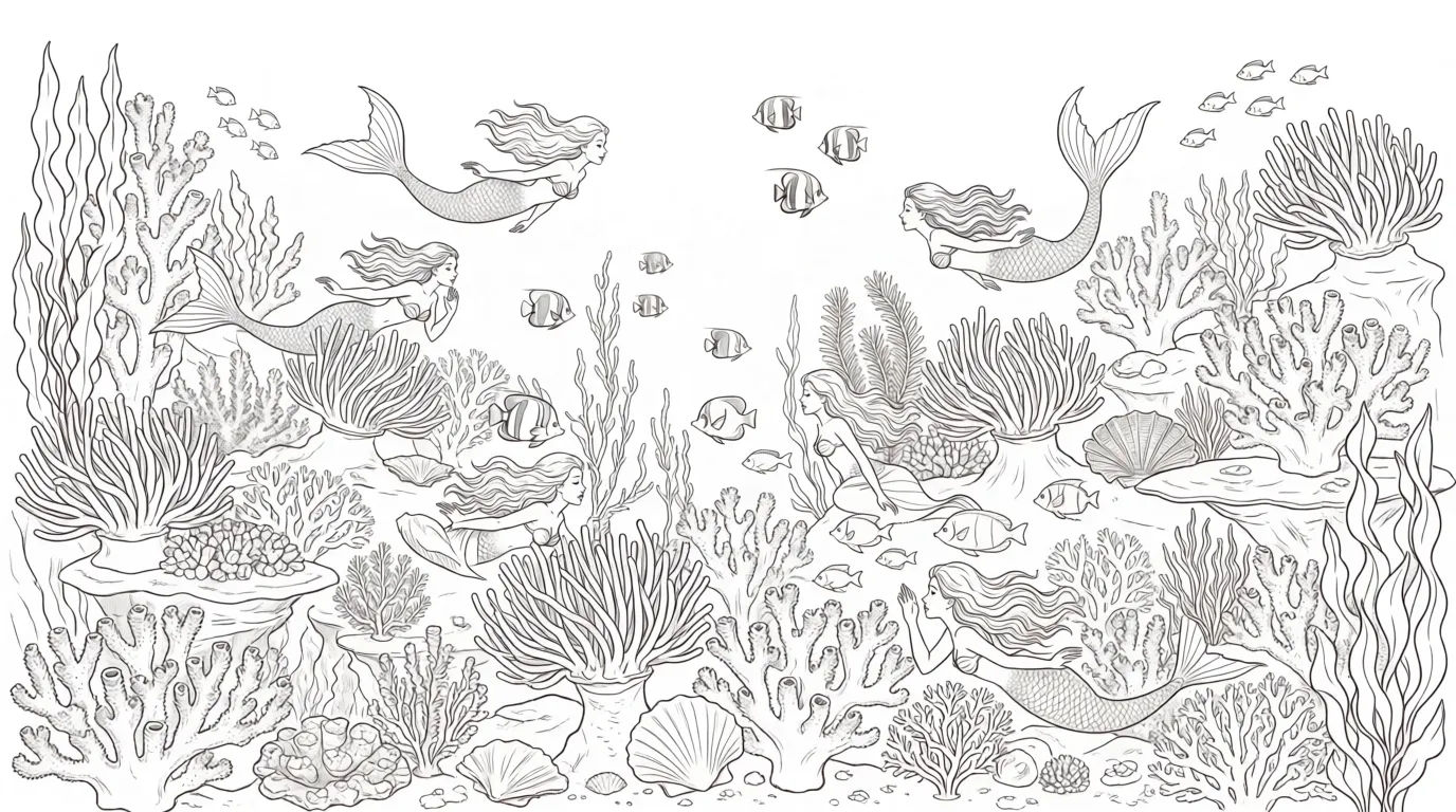 Coral reef community