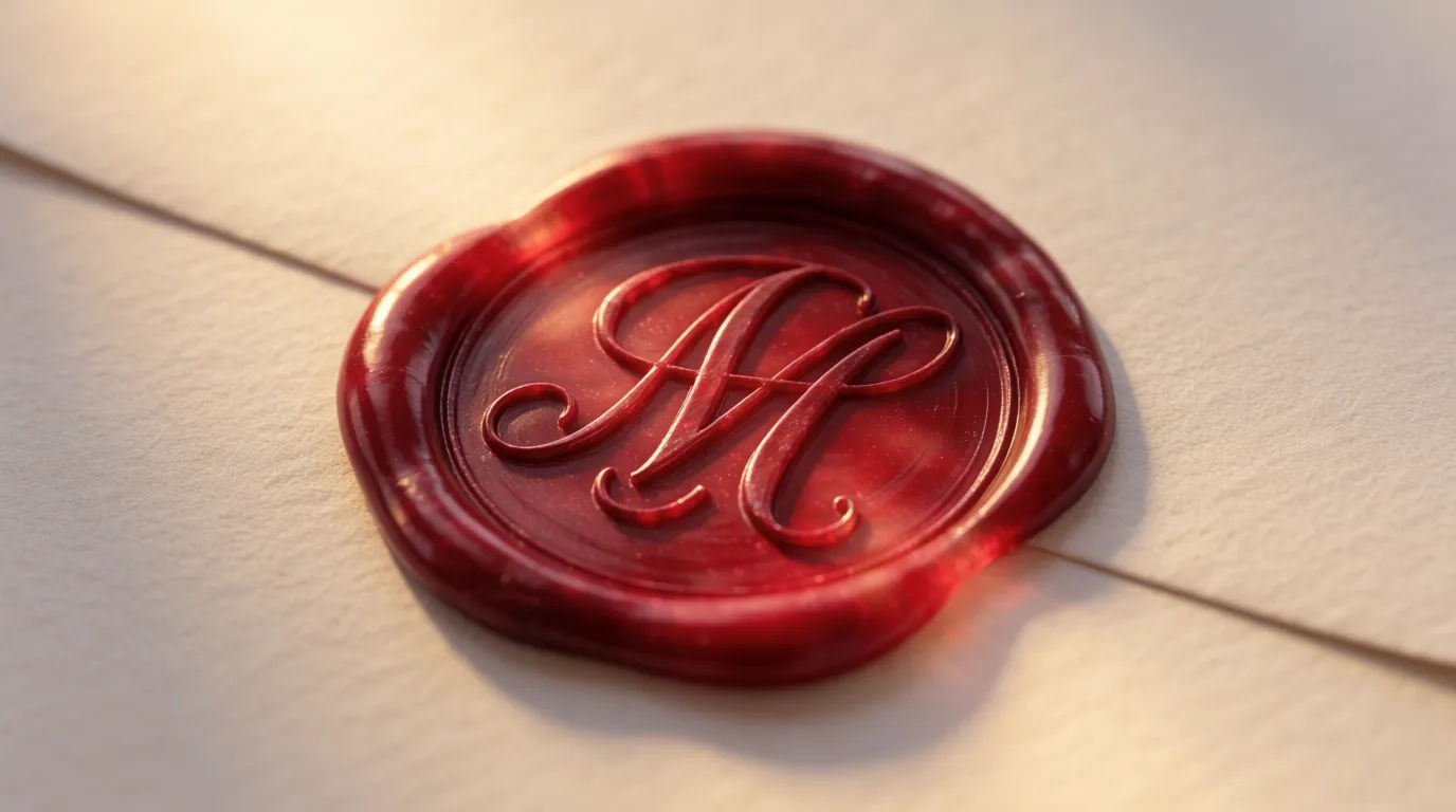 Wax seal impression