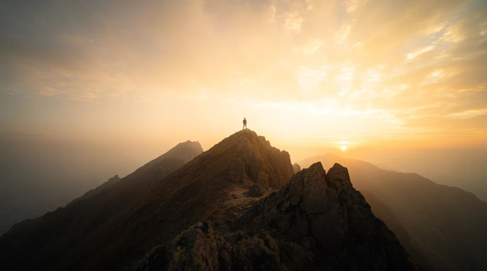 Summit at dawn