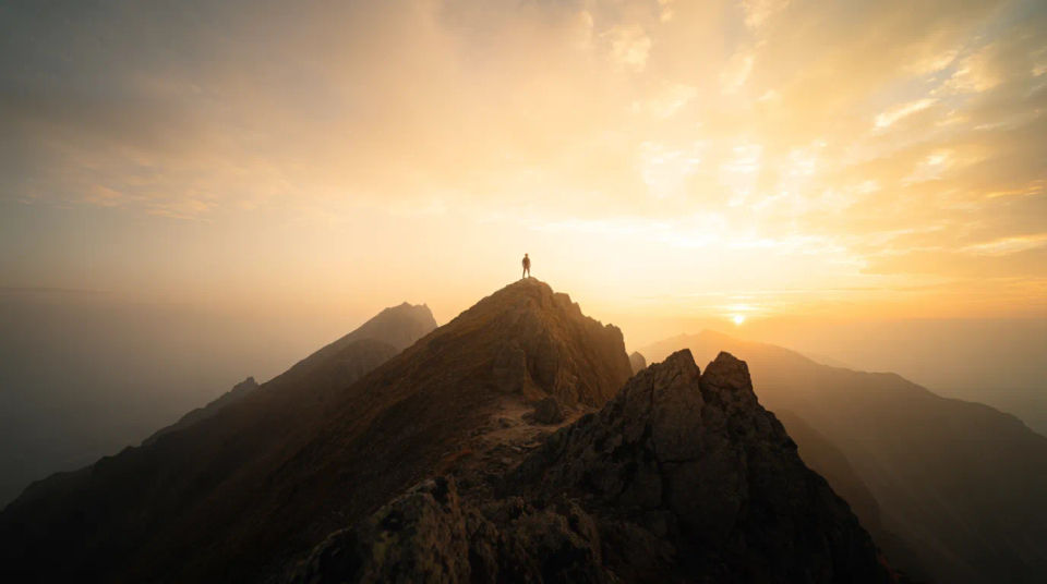 Summit at dawn