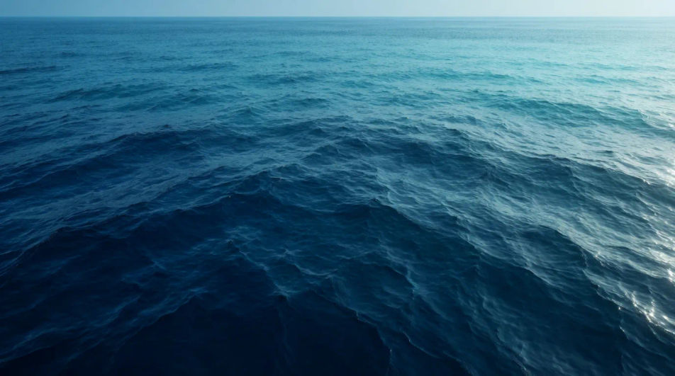 Deep ocean trench