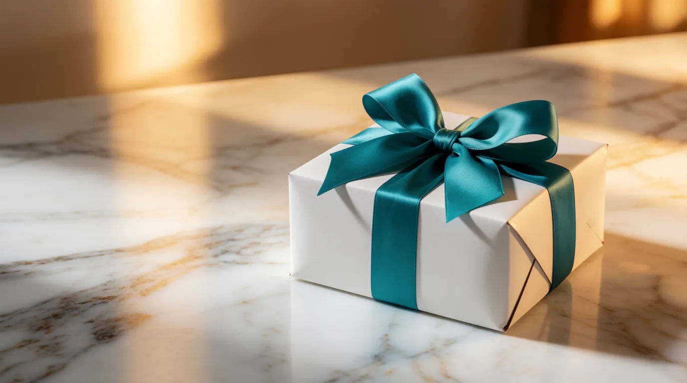 Gift packaging scene