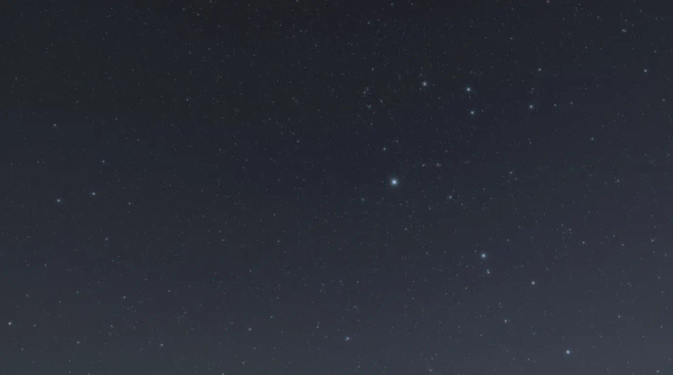 Cita nocturna en campo de estrellas