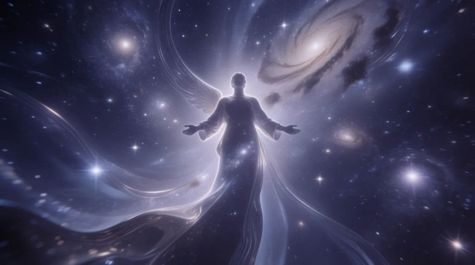Celestial night portrayal