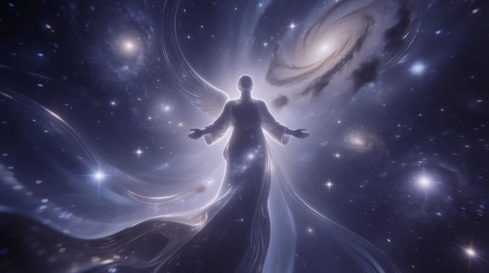 Celestial night portrayal