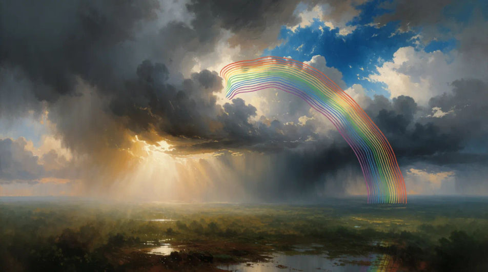 Rainbow after the storm