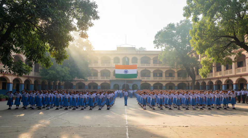 School assembly ground