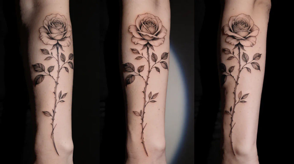 Forearm stem design