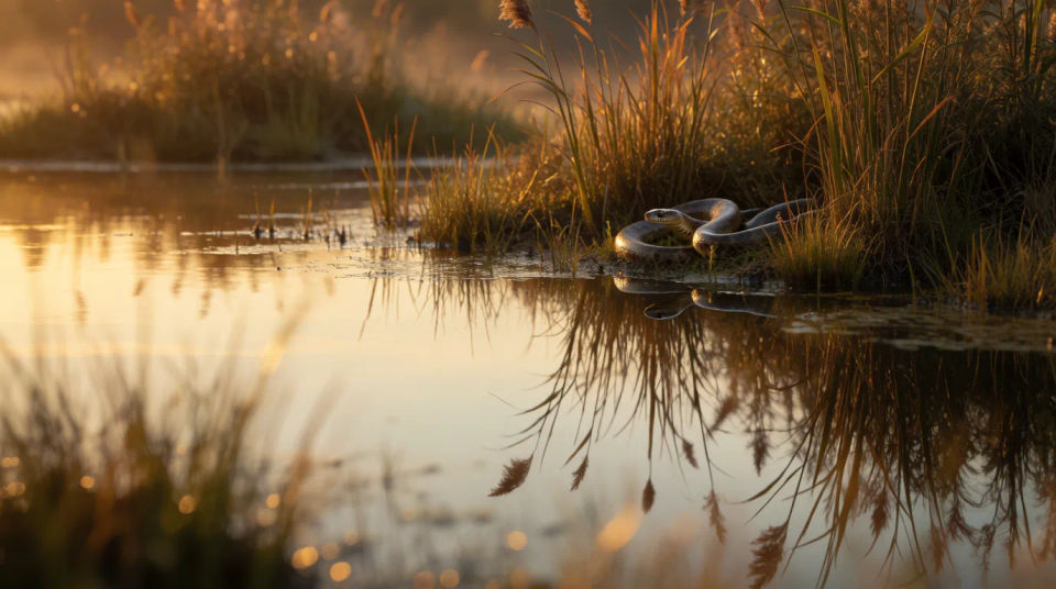 Feuchtgebiet am Wasserrand